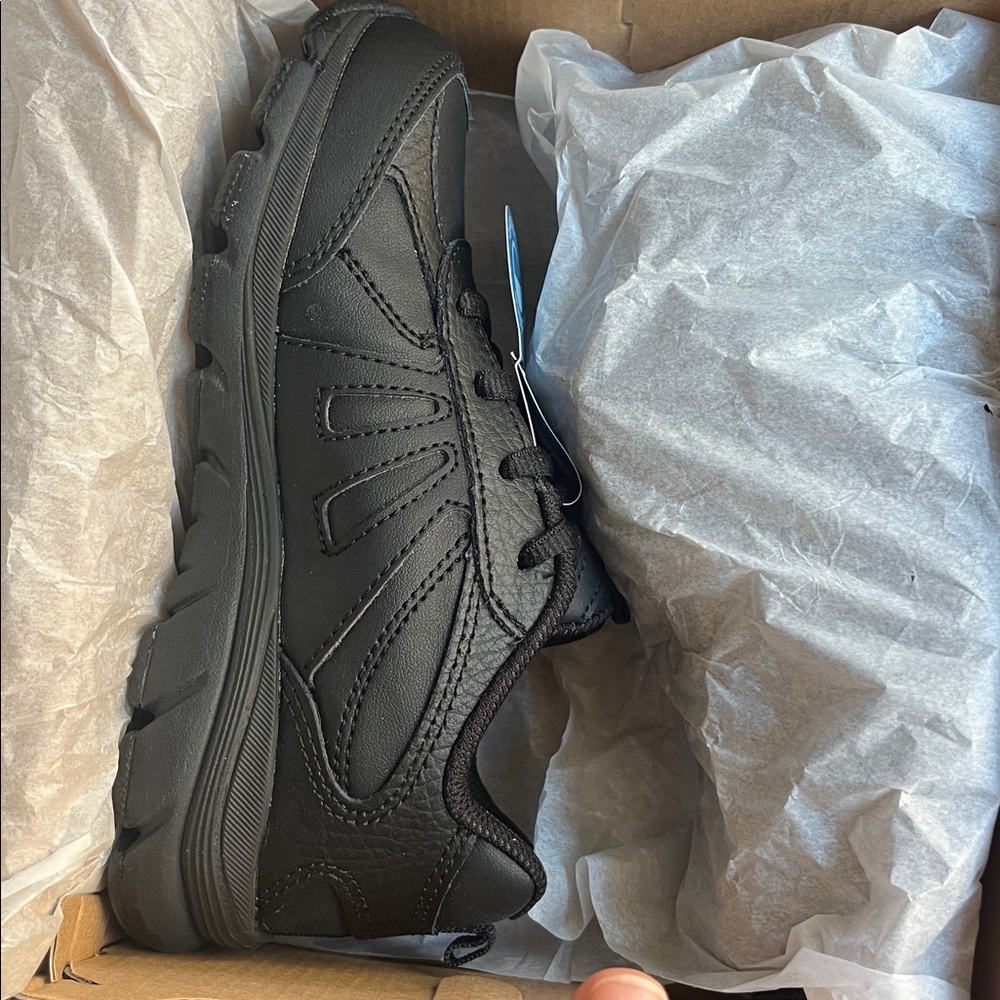 Stride Rite NIB Kids Cooper 2.0 H&L Athletic Shoes Black Boys Size 12 - Picture 7 of 9